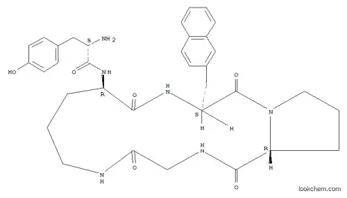 티로실-사이클로(오르니틸-(2-나프틸)알라닐-프롤릴-글리실-)
