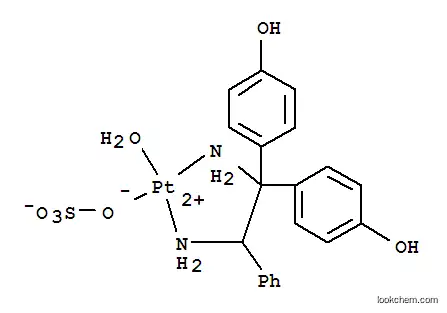 아쿠아(1,1-비스(4-히드록시페닐)-1,2-디아미노-2-페닐에탄)백금(II) 황산염
