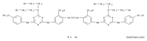 ４，４’－ビス｛２－ソジウムスルファニル－４－ジ（ヒドロキシエチル）アミノ－１，３，５－トリアジニル－（６）－アミノ｝スチルベン－２，２’－ジスルホン酸ナトリウム