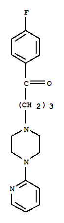 Azaperone;NSC170976;1-Butanone,1-(4-fluorophenyl)-4-[4-(2-pyridinyl)-1-piperazinyl]-