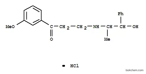 3-[(2-ヒドロキシ-1-メチル-2-フェニルエチル)アミノ]-1-(3-メトキシフェニル)-1-プロパノン?塩酸塩