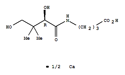 CALCIUMD-(+)-4-(2,4-DIHYDROXY-3,3-DIMETHYLBUTYLAMIDO)BUTYRATEHEMIHYDRATE