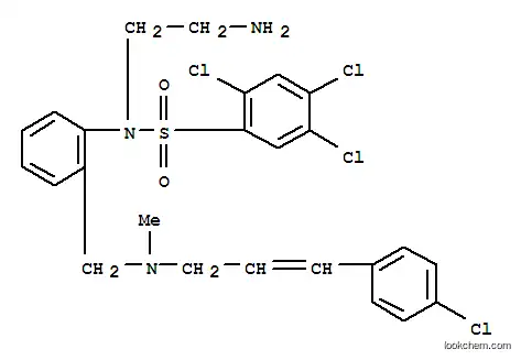 2-(N-(2-아미노에틸)-N-(2,4,5-트리클로로벤젠술포닐))아미노-N-(4-클로로신나밀)-N-메틸벤질아민