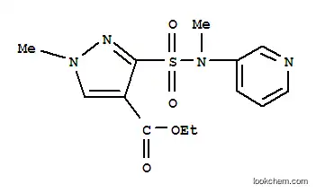 에틸 1-메틸-3-(메틸-피리딘-3-일-술파모일)피라졸-4-카르복실레이트