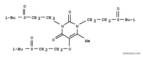 1,3-비스(이소부틸술피닐에틸)-5-이소부틸술피닐에톡시-6-메틸우라실