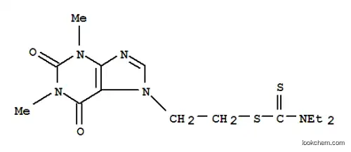 카르 바모 디티 오산, 디 에틸-, 2- (1,2,3,6- 테트라 히드로 -1,3- 디메틸 -2,6- 디 옥소 -7H- 푸린 -7- 일) 에틸 에스테르