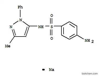 4-アミノ-N-(3-メチル-1-フェニル-1H-ピラゾール-5-イル)ベンゼンスルホンアミド/ナトリウム,(1:1)