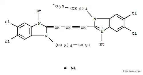5,6-DICHLORO-1-ETHYL-3-SULFOBUTYL-2-(3-(5,6-DICHLORO-1-ETHYL-3-SULFOBUTYL BENZIMIDAZOLINYLIDENE-1-PROPENYL) 벤지미다졸륨수산화물, 내부염,나트륨염