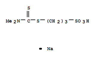 Sodium 3-[[(dimethylamino)thioxomethyl]thio]propanesulphonate