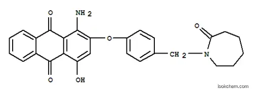 1-アミノ-2-[4-[(ヘキサヒドロ-2-オキソ-1H-アゼピン-1-イル)メチル]フェノキシ]-4-ヒドロキシ-9,10-アントラキノン