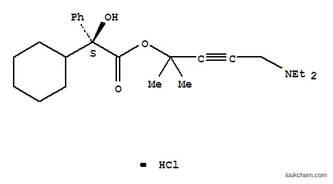 벤젠 아세트산, 알파-시클로 헥실-알파-히드 록시-, 4- (디 에틸 아미노) -1,1- 디메틸 -2- 부티 닐 에스테르, 염산염, (S)-