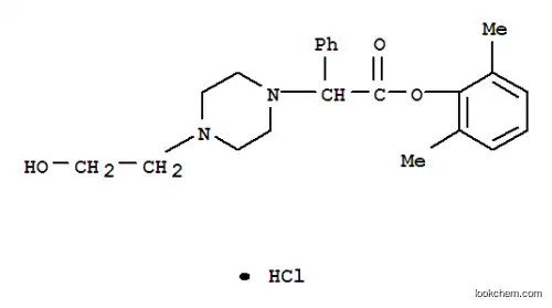 (2,6- 디메틸 페닐) 2- [4- (2- 히드 록시 에틸) 피페 라진 -1- 일] -2- 페닐-아세테이트 염산염