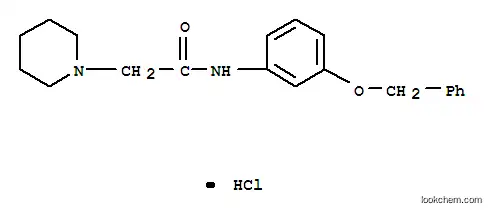 N-(m-벤질옥시페닐)-알파-피페리디노아세트아미드 염산염