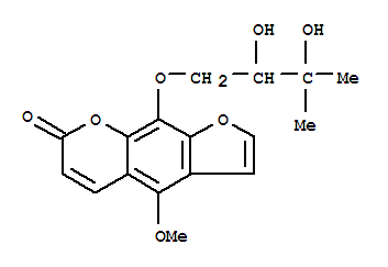 9-(2,3-Dihydroxy-3-methylbutoxy)-4-methoxy-7H-furo[3,2-g][1]benzopyran-7-one