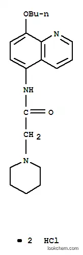 N-(8-부톡시-5-퀴놀릴)-1-피페리딘아세트아미드 이염산염