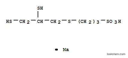 1-프로판술폰산, 3-((2,3-디메르캅토프로필)티오)-, 나트륨염