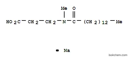 나트륨 N-메틸-N-(1-옥소테트라데실)-베타-알라니네이트