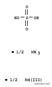 암모늄 네오디뮴 (3+) 이황 산염