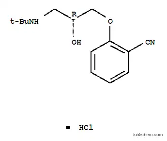 벤조니트릴, o-[3-(tert-부틸아미노)-2-하이드록시프로폭시]-, 모노하이드로클로라이드, (-)-(8CI)