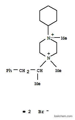 피페라지늄, 1-시클로헥실-1,4-디메틸-4-(알파-메틸페네틸)-, 디브로마이드