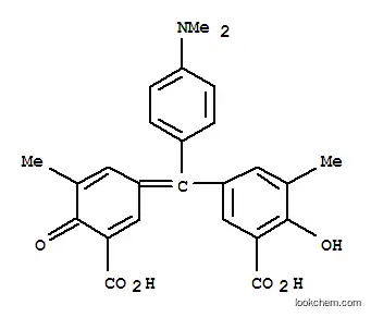 5-[p-(ジメチルアミノ)フェニル(3-カルボキシ-5-メチル-4-オキソ-2,5-シクロヘキサジエン-1-イリデン)メチル]-2-ヒドロキシ-3-メチル安息香酸