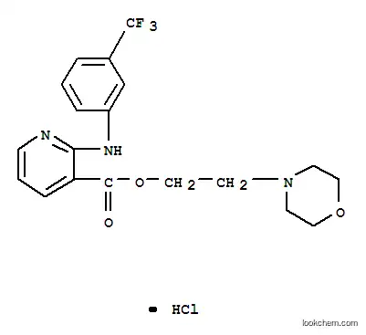 2-모르폴리노에틸 2-(알파,알파,알파-트리플루오로-m-톨루이디노)니코티네이트 모노염산염