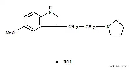 인돌, 5- 메 톡시 -3- (2- 피 롤리 디닐 에틸)-, 염산염