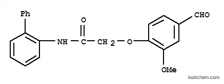 2-(4-FORMYL-2-METHOXYPHENOXY)아세트산, N-(2-BIPHENYLYL)아미드