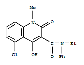 Laquinimod;ABR-215062;LAQ;5-chloro-N-ethyl-4-hydroxy-1-methyl-2-oxo-N-phenyl-1,2-dihydroquinoline-3-carboxamide