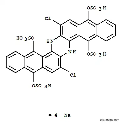 6,15-ジヒドロ-7,16-ジクロロ-5,9,14,18-テトラキス(ソジオスルホオキシ)アントラジン