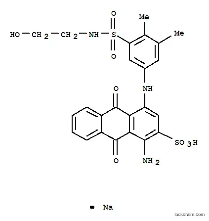 ナトリウム 1-アミノ-4-({3-[(2-ヒドロキシエチル)スルファモイル]-4,5-ジメチルフェニル}アミノ)-9,10-ジオキソ-9,10-ジヒドロアントラセン-2-スルホナート