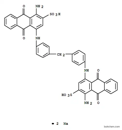 4,4′-[メチレンビス(4,1-フェニレン)ビスイミノ]ビス(1-アミノ-9,10-ジヒドロ-9,10-ジオキソ-2-アントラセンスルホン酸ナトリウム)
