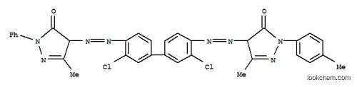 4-[[3,3′-ジクロロ-4′-[[[4,5-ジヒドロ-3-メチル-1-(4-メチルフェニル)-5-オキソ-1H-ピラゾール]-4-イル]アゾ][1,1′-ビフェニル]-4-イル]アゾ]-2,4-ジヒドロ-5-メチル-2-フェニル-3H-ピラゾール-3-オン
