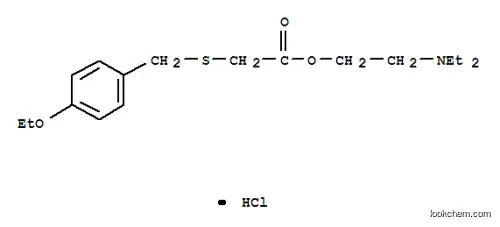 아세트산, (p-에톡시벤질)티오-, 2-(디에틸아미노)에틸에스테르 염산염