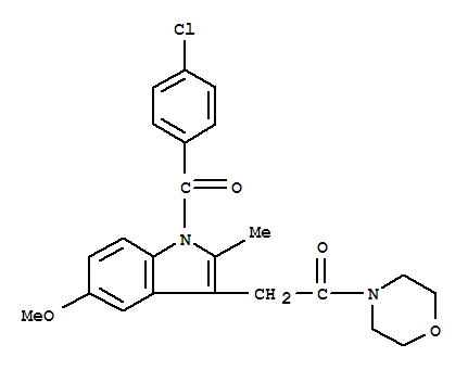 BML-190;IMMA;Ethanone,2-[1-(4-chlorobenzoyl)-5-methoxy-2-methyl-1H-indol-3-yl]-1-(4-morpholinyl)-