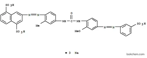 トリナトリウム=3-{4-{3-[2-メトキシ-4-(3-スルホナトフェニルアゾ)フェニル]ウレイド}-2-メチルフェニルアゾ}-1,5-ナフタレンジスルホナート