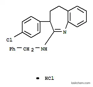 3H-1-벤자제핀, 4,5-디히드로-2-(벤질아미노)-3-(p-클로로페닐)-, 염산모노