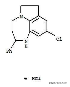 피롤로(1,2,3-ef)(1,5)벤조디아제핀, 1,2,3,4,6,7-헥사히드로-9-클로로-2-페닐-, 모노염산염