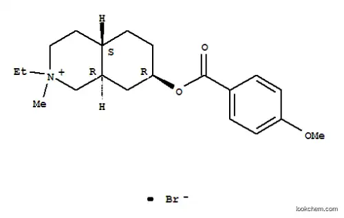 이소퀴놀륨, 1,2,3,4,4a-알파,5,6,7,8,8a-베타-데카하이드로-2-에틸-7-알프하-하이드록시-2-메틸-, 브로마이드, p-아니세이트
