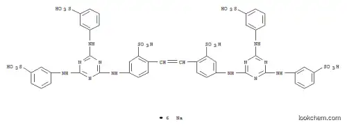 2,2′-(1,2-エテンジイル)ビス[5-[[4,6-ビス[(3-スルホフェニル)アミノ]-1,3,5-トリアジン-2-イル]アミノ]ベンゼンスルホン酸]ヘキサナトリウム