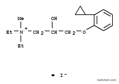 ((o-Cyclopropylphenoxy) -3 hydroxy-2 propyl) diethyl methyl ammonium iod ure [프랑스어]
