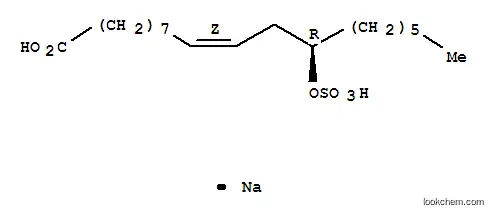 (9Z,12R)-12-ヒドロキシスルホニルオキシ-9-オクタデセン酸ナトリウム