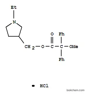 아세트산, 2,2-디페닐-2-메톡시-, (1-에틸-3-피롤리디닐)메틸 에스테르, HYDR