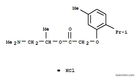 아세트산, (티밀옥시)-, 2-(디메틸아미노)-1-메틸에틸 에스테르, 염화수소