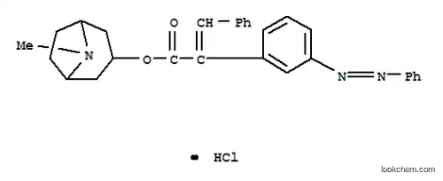 벤젠아세트산, 3-(페닐아조)-알파-(페닐메틸렌)-, 8-메틸-8-아자비시클로(3.2.l)옥트-3-일 에스테르, 모노히드로클로라이드, 엔도-
