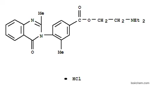 3-메틸-4-(2-메틸-4-옥소-3(4H)-퀴나졸리닐)벤조산 2-(디에틸아미노)에틸 에스테르 HCl