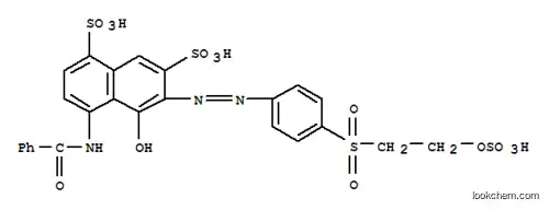 4-(ベンゾイルアミノ)-5-ヒドロキシ-6-[[4-[[2-(スルホオキシ)エチル]スルホニル]フェニル]アゾ]-1,7-ナフタレンジスルホン酸