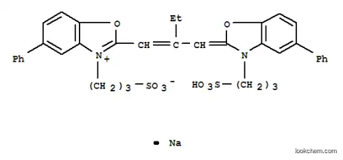 5-フェニル-2-[2-[[5-フェニル-3-[3-(ソジオスルホ)プロピル]ベンゾオキサゾール-2(3H)-イリデン]メチル]-1-ブテニル]-3-(3-スルホナトプロピル)ベンゾオキサゾリウム