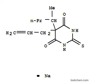 5-알릴-5-(1-메틸부틸)-2-티오바르비투르산, 나트륨 유도체