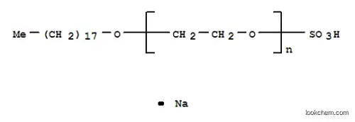 알파-설포-오메가-(옥타데실록시)폴리(옥시-1,2-에탄디일), 나트륨염